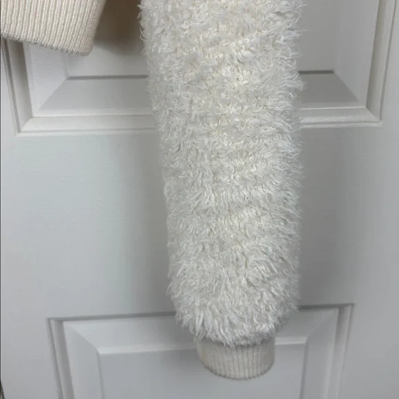 J. Crew Cream Zip Up Cropped Teddy Jacket - Size S - Picture 3 of 8